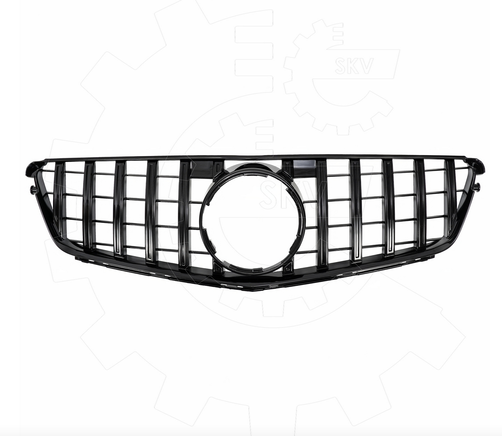 Radiateur grille - Hoogglans Zwart - Mercedes C-Klasse (204) - OEM: A2048800023
